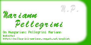 mariann pellegrini business card